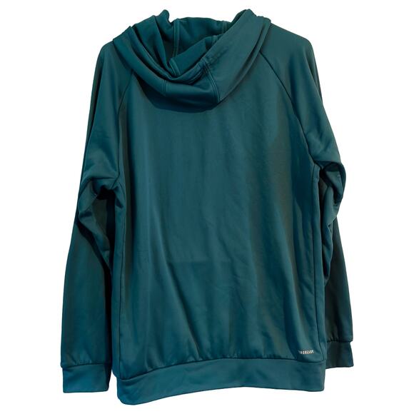 Adidas Active Fleece-Lined Pullover Hoodie Arctic Blue Teal Men's Medium - Picture 2 of 5